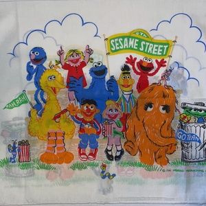 Vintage Sesame Street Standard Pillowcase SET
